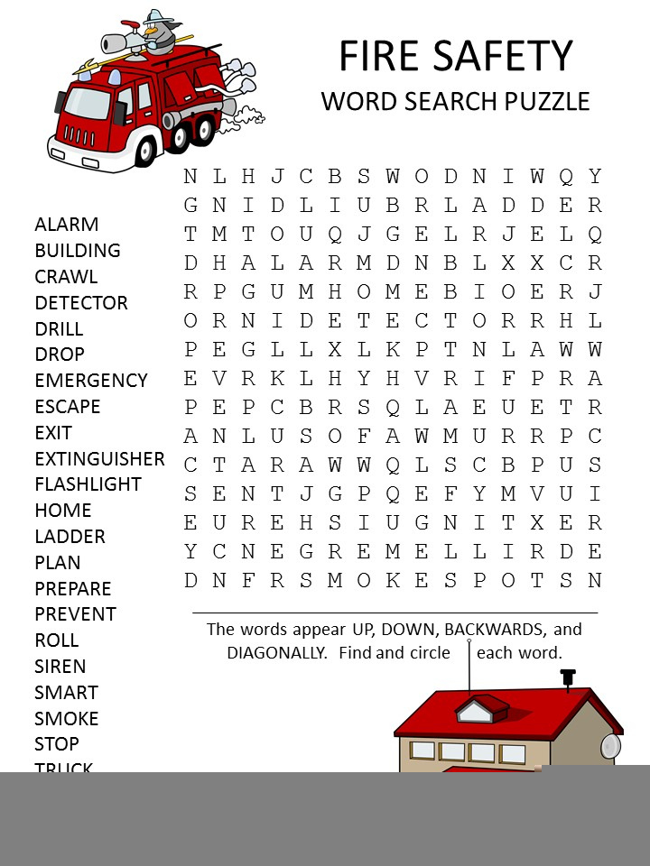 Free Printable Fire Safety Worksheets Pdf Printable Worksheets