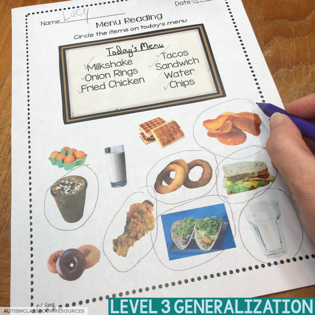 Free Printable Functional Reading Worksheets Reading Worksheet Printable