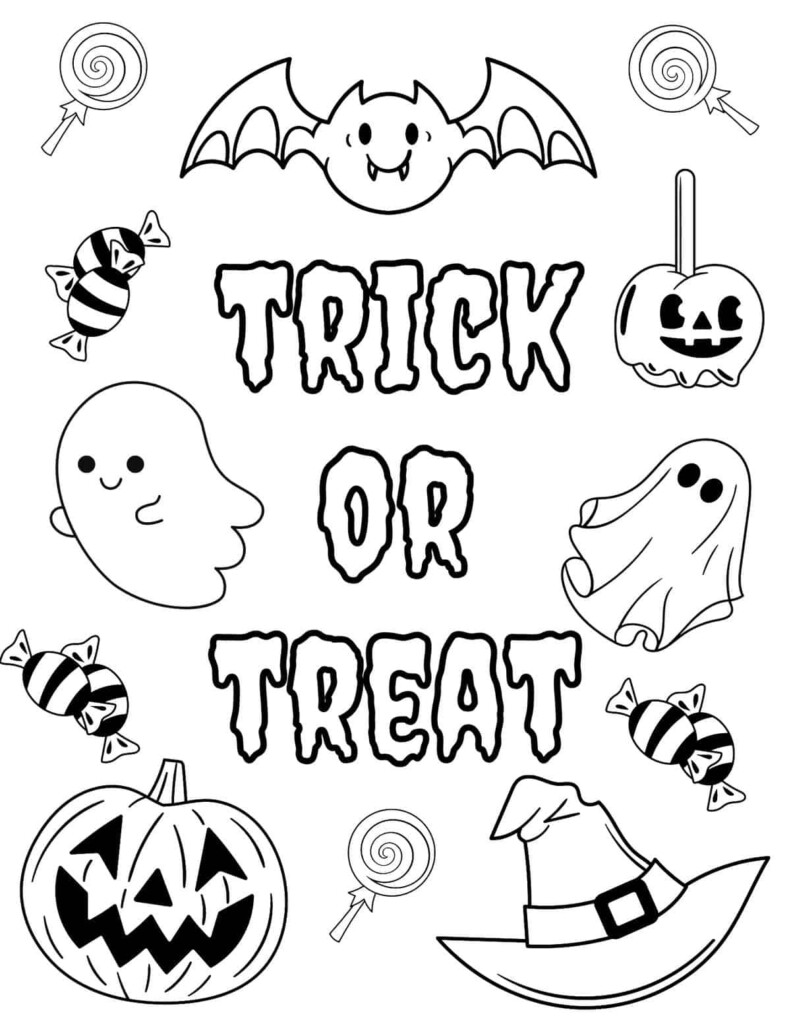 Free Printable Halloween Coloring Pages Preschool Coloring Pages