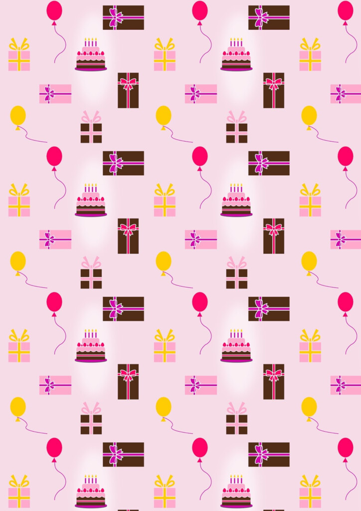 Free Printable Happy Birthday Wrapping Paper Get What You Need