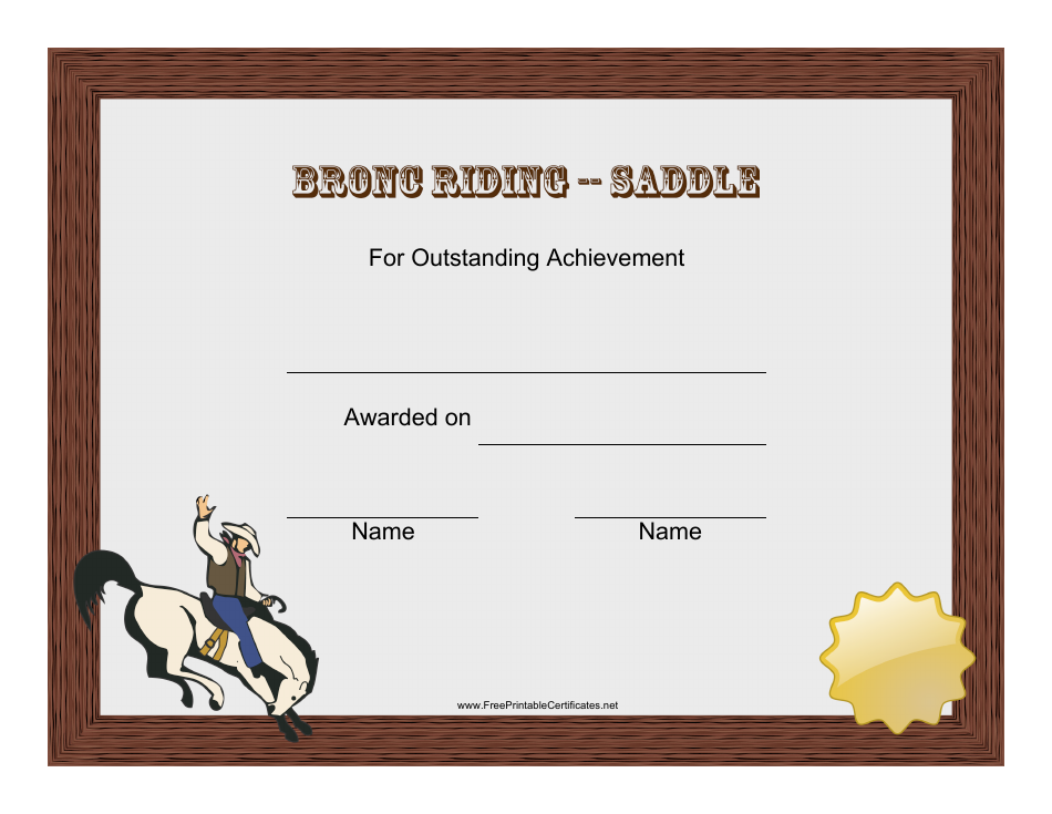 Free Printable Horse Riding Certificates Printable Templates By Nora