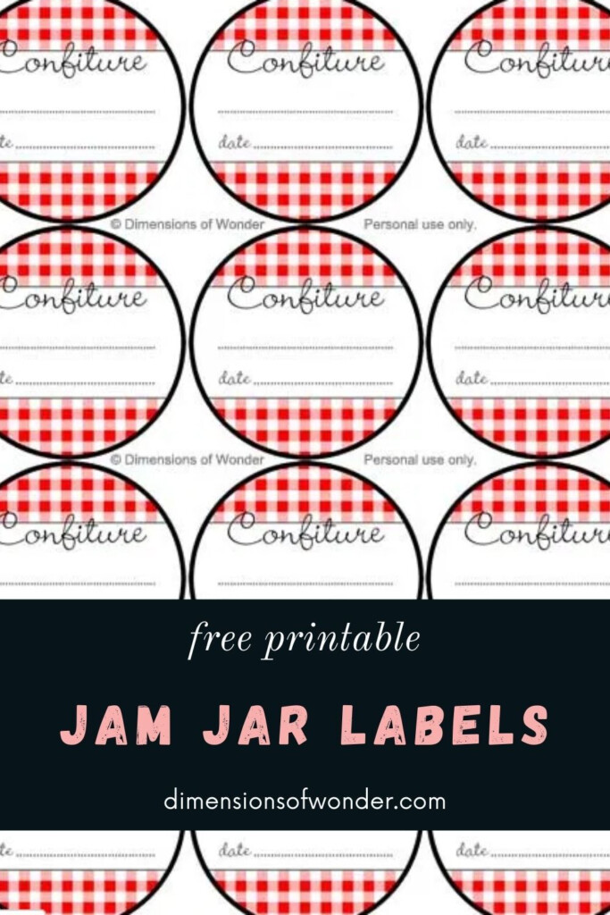 Free Printable Jam Jar Labels Jam Jar Labels Jar Labels Mason Jars 