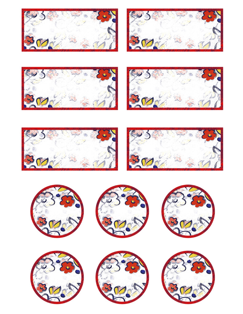 Free Printable Jar Labels Template Printable Templates