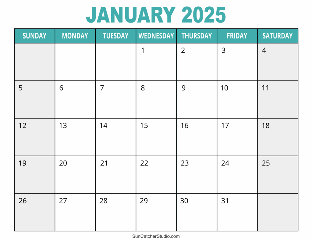 Free Printable Month To View Calendar 2025 With Holidays Emma Dash G 