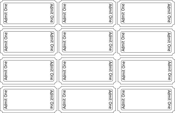 Free Printable Raffle Ticket Template Download