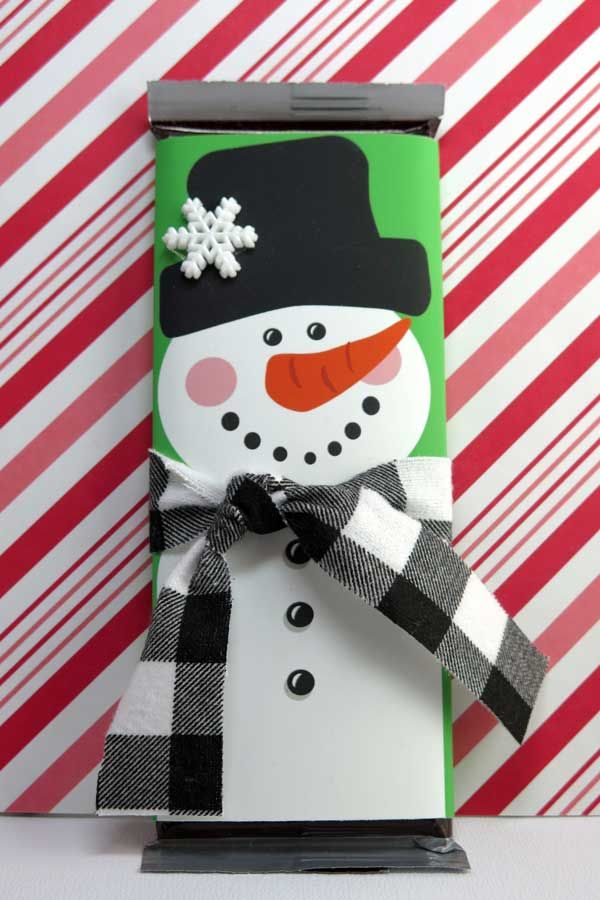 Free Printable Snowman Candy Bar Wrappers Scraplifters 