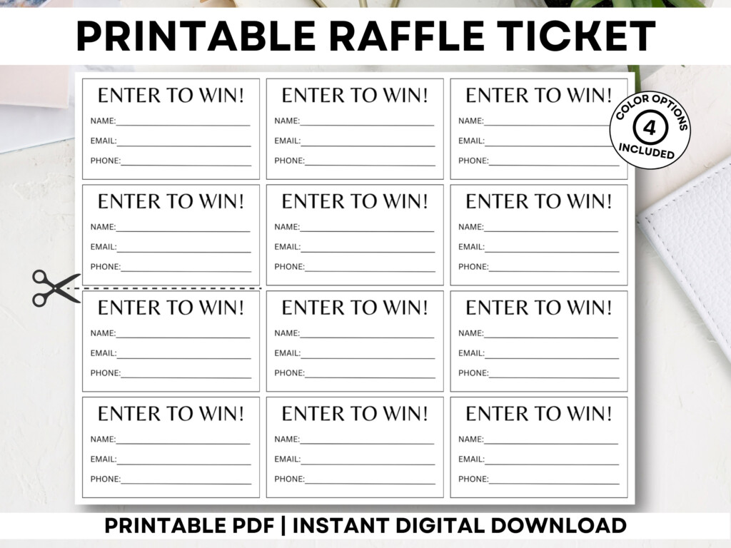 Free Template Raffle Tickets Free Download Download Free Template 