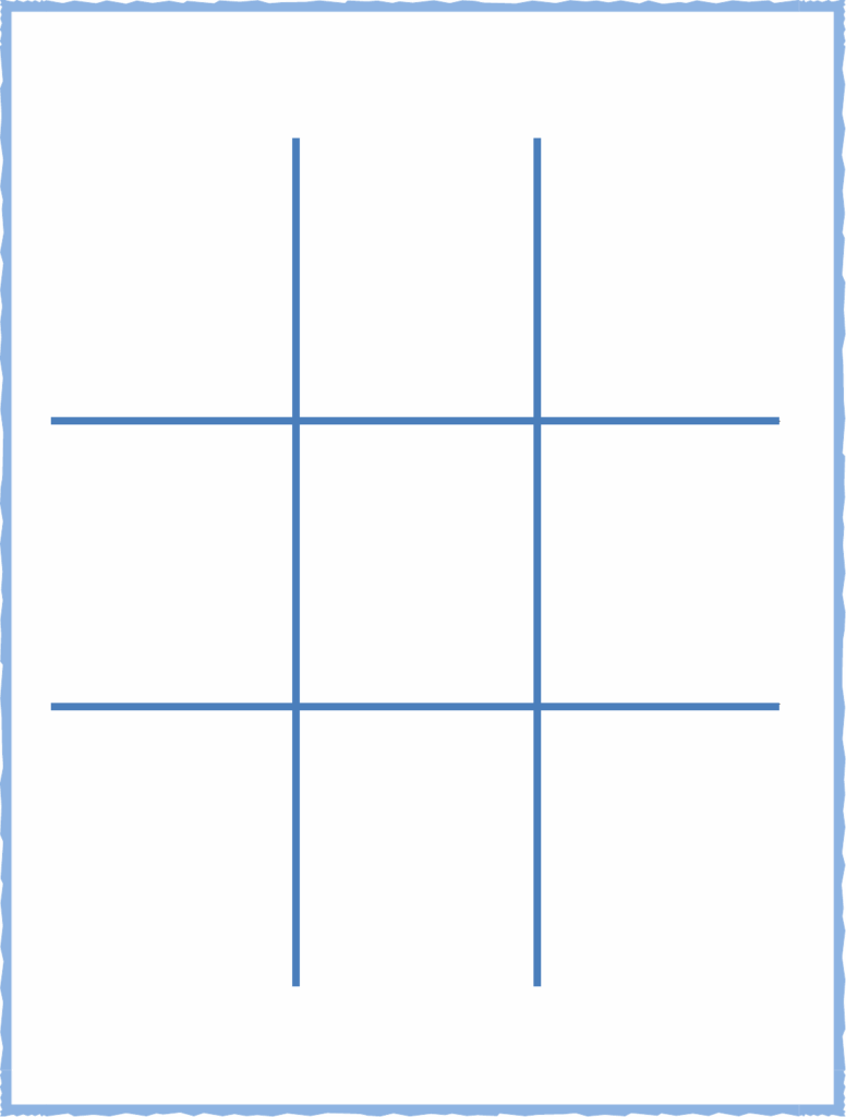 Free Tic Tac Toe Printable