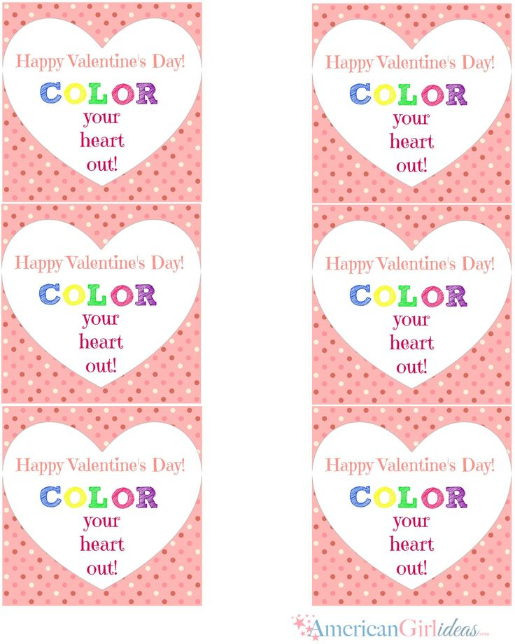 Free Valentine s Printables Color Your Heart Out Valentines 