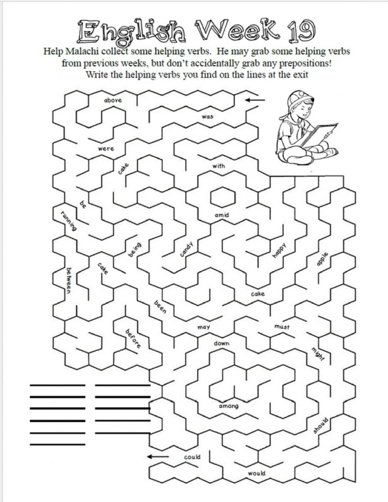 Fun Printable Activities For 7 Year Olds