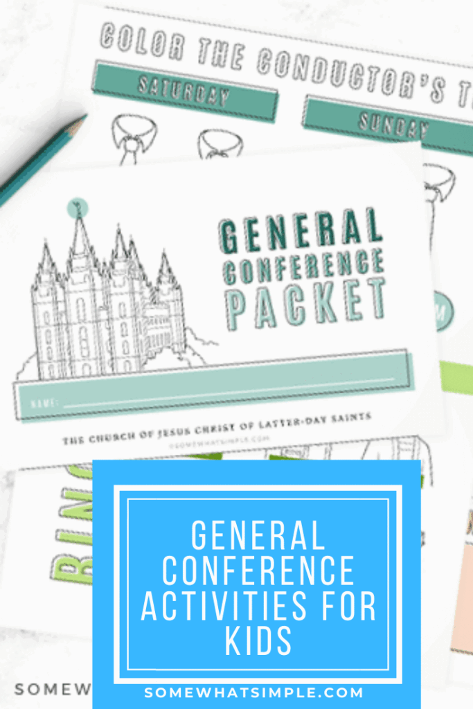 General Conference Activity Packet 2025 Isadora Blake