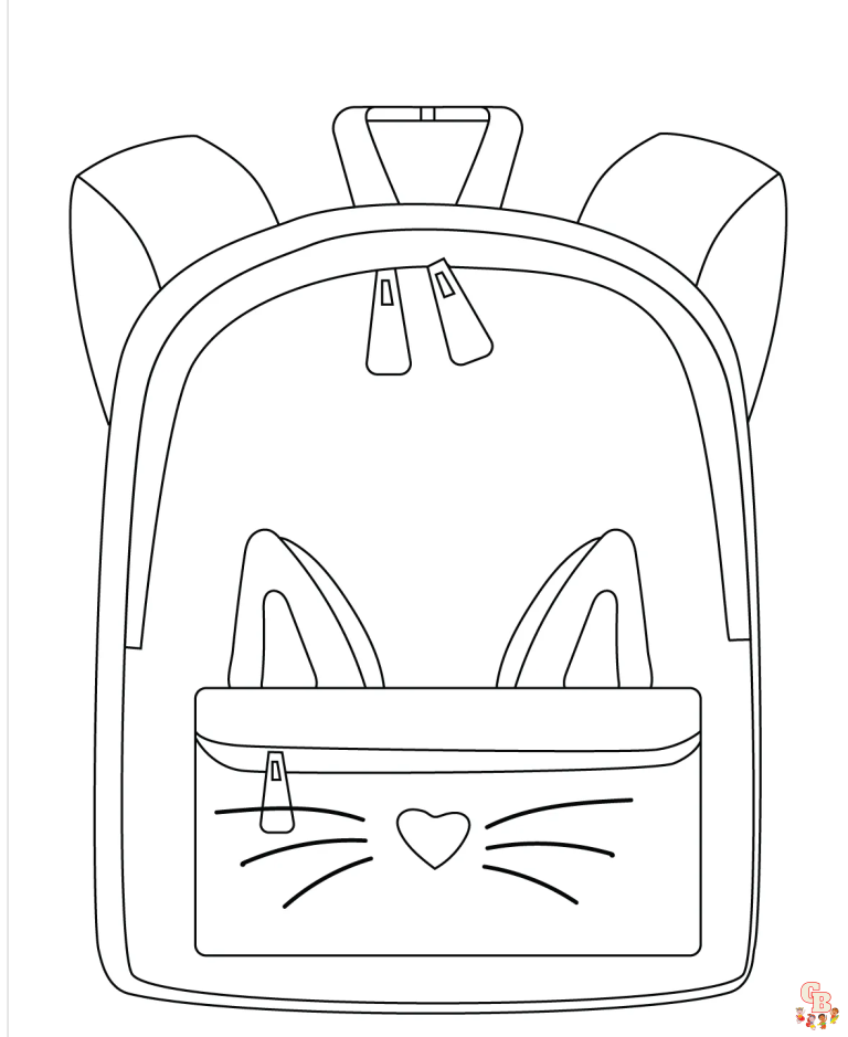 Get Creative With Backpack Coloring Pages Printable And Free