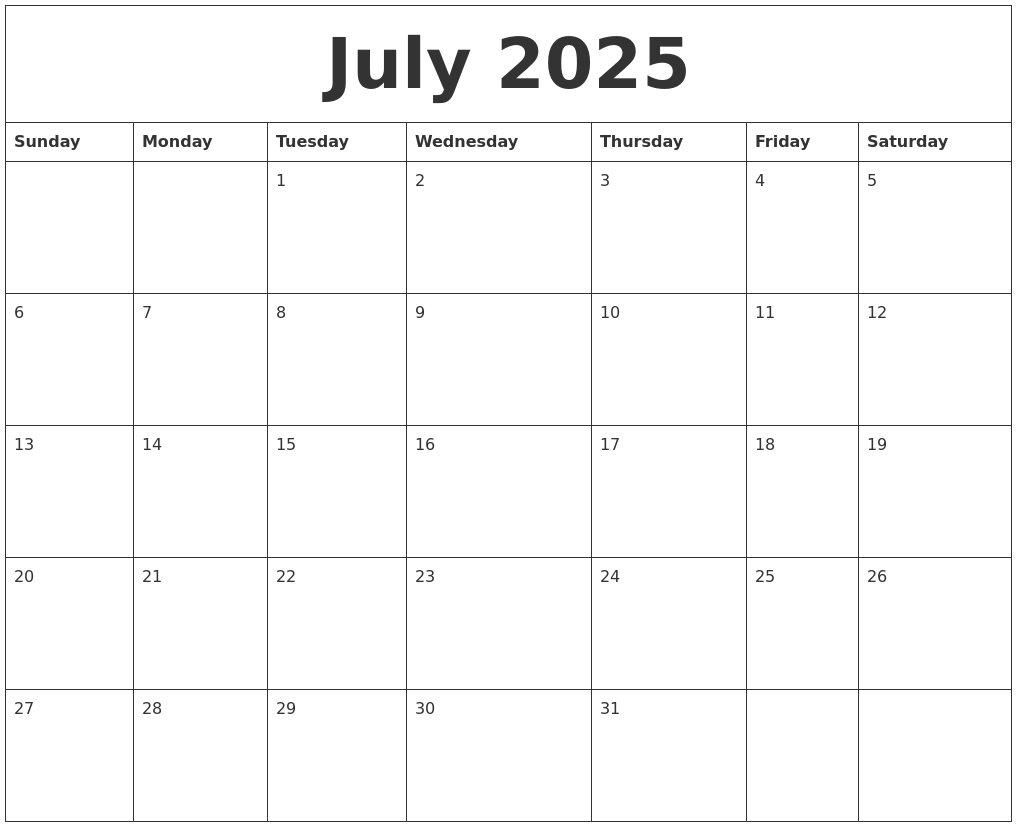 Get Ready For Summer Download Your Free July 2025 Calendars Now 