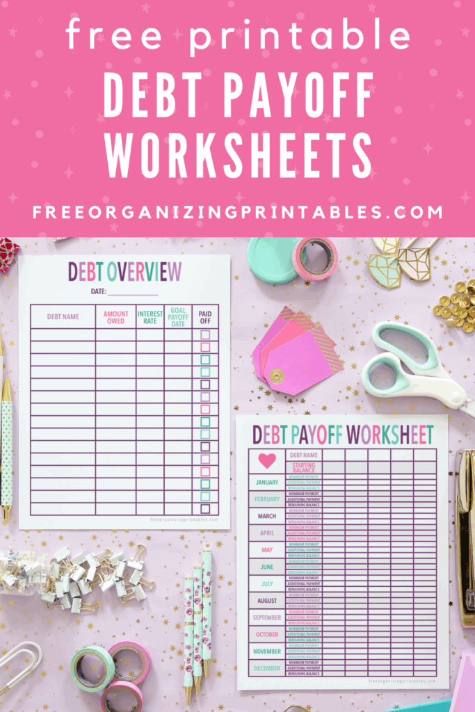 Grab These Free Printable Debt Payoff Planner Pages To Help You Track 