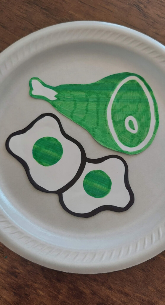Green Eggs And Ham Paper Plate Craft Free Printable