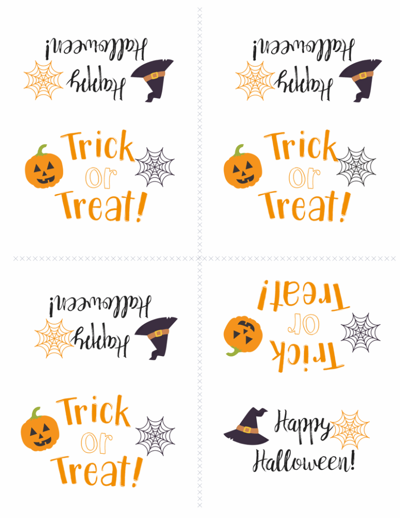 Halloween Treat Bag Tags Free Printable Halloween Is Right Around The 