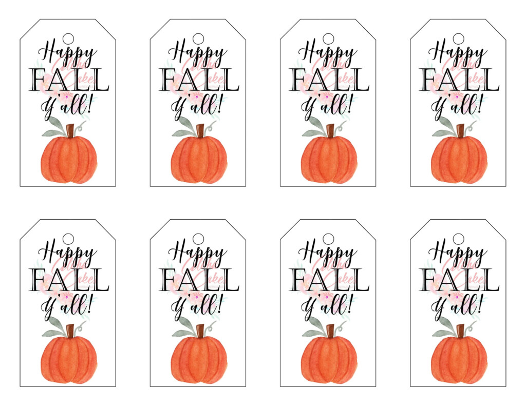 Happy Fall Gift Tag Free Printable Web Free Fall Gift Tag Printables 