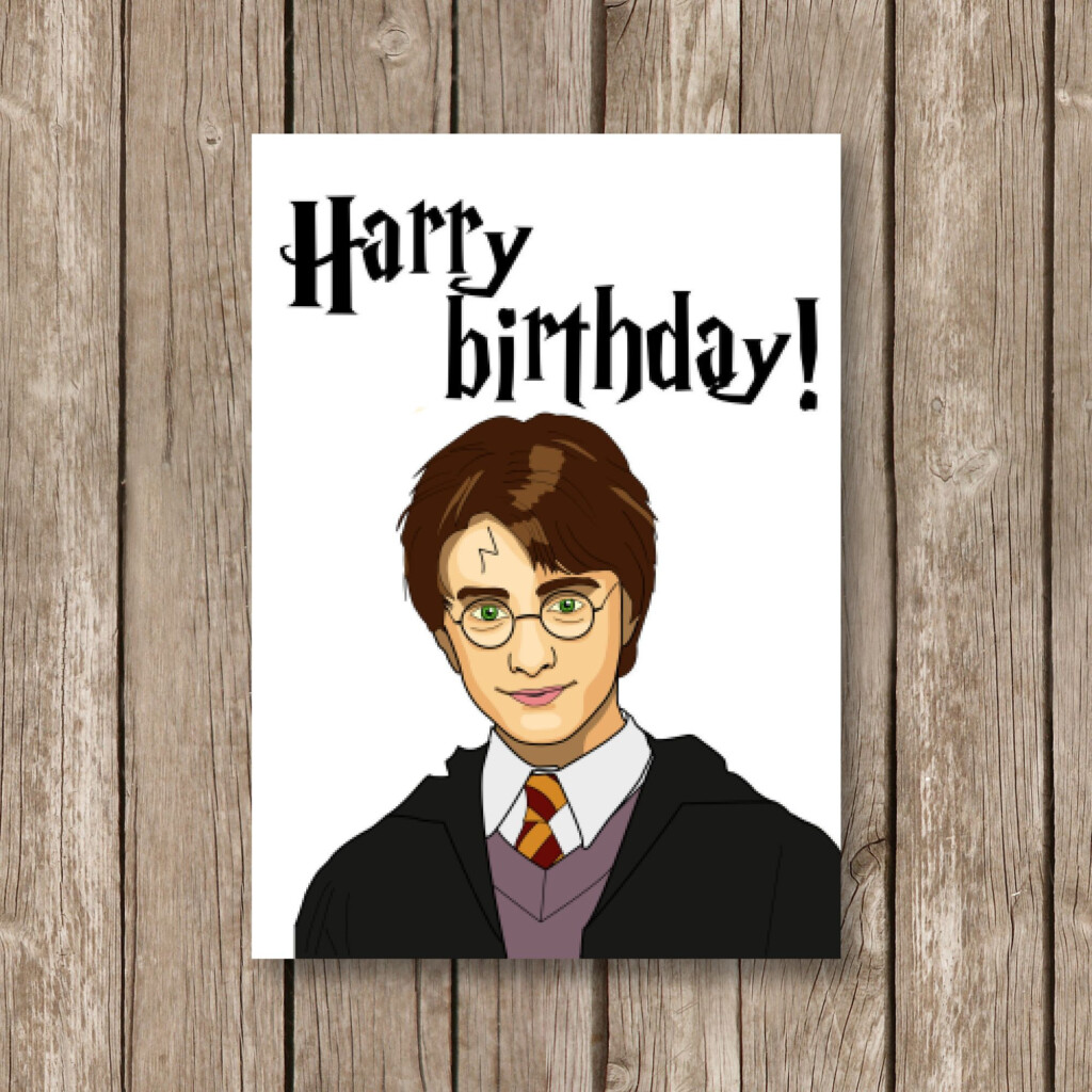 Harry Potter Birthday Card Printable Free Printable Calendars AT A GLANCE