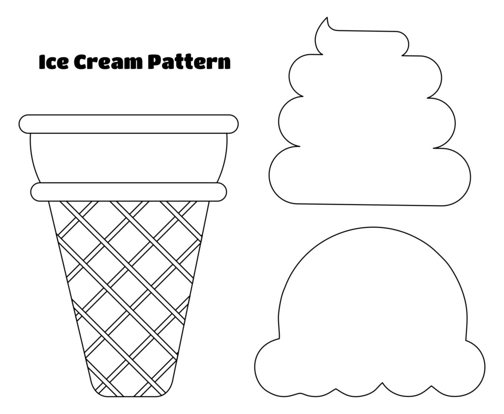 Ice Cream Cone Template