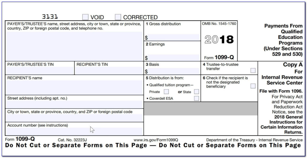 Irs 12 Form 12 Printable Free Papers And Forms Blank 1099 Misc 