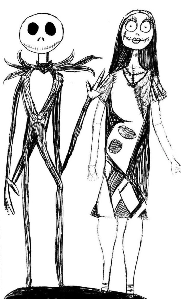 Jack Skellington Coloring Pages Printables