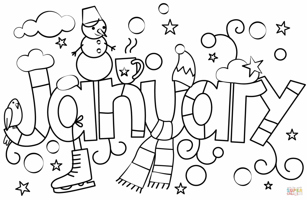 January Coloring Page Free Printable Coloring Pages Artofit