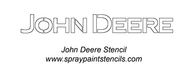 John deere logo stencil Flickr Photo Sharing 