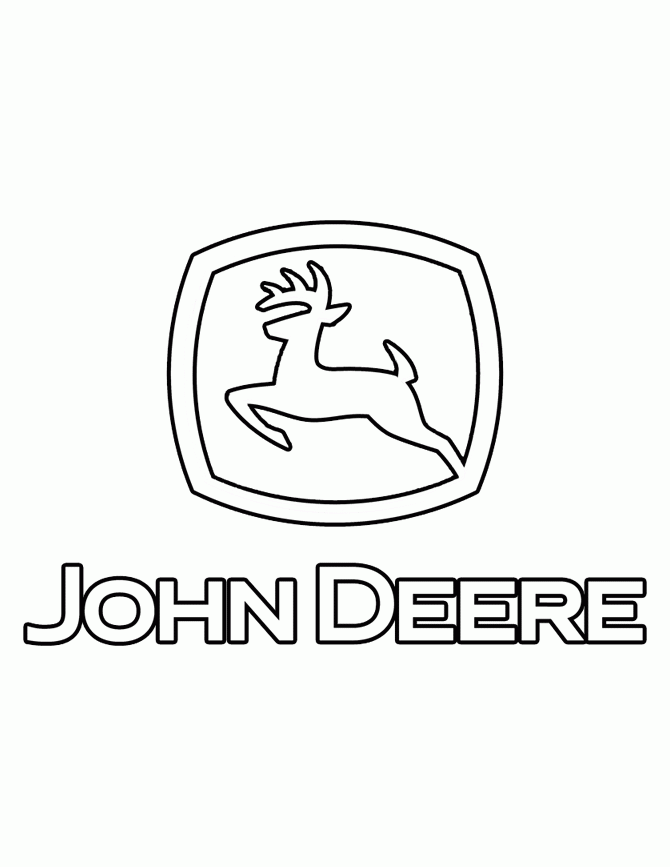 John Deere Logo Stencil