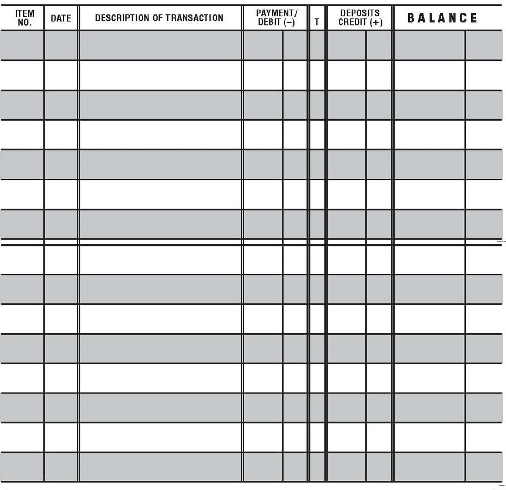 Large Print Check Register Printable Free Printable Templates