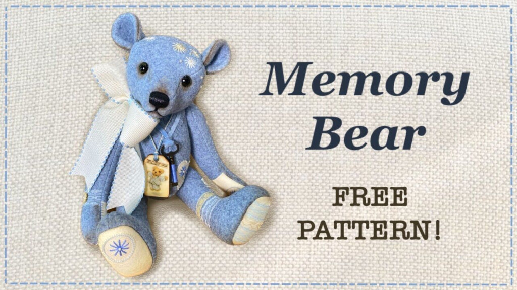 Memory Bear Patchwork Bear FREE PATTERN Full Step By Step 