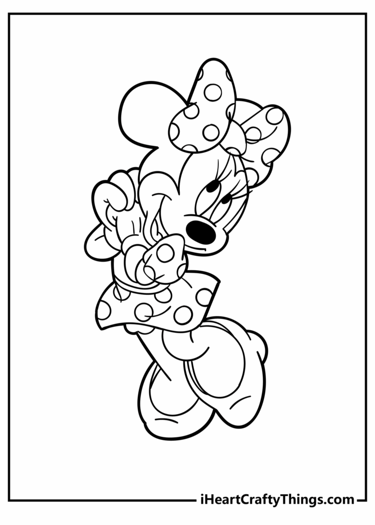 Minnie Mouse Coloring Pages 30 Free Printables 