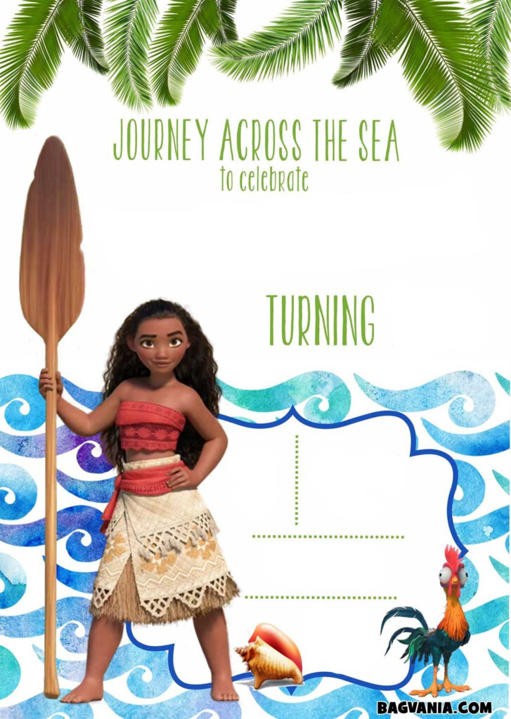 Moana Invitation Free Web Frozen Moana Birthday Invitation Frozen 