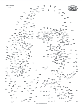 Monkeying Around Connect The Dot Puzzles FREE PRINTABLE SAMPLES