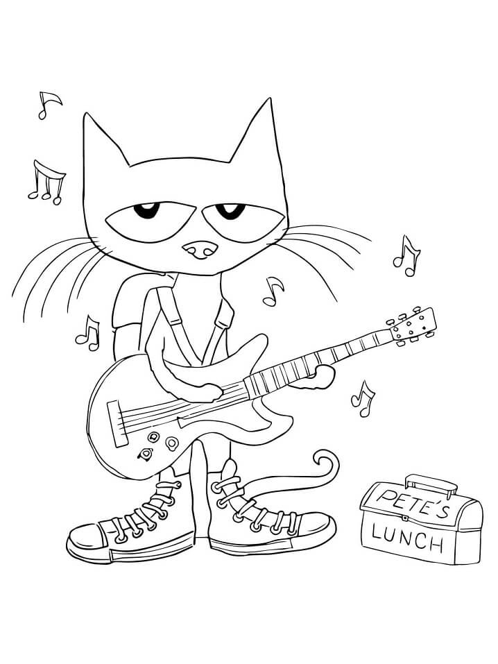 Pete The Cat Coloring Pages Free Printable Coloring Pages For Kids