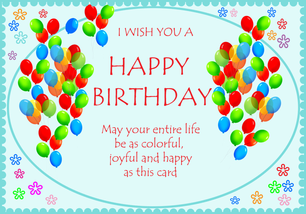 Print Birthday Cards Free FREE Printable Birthday Cards