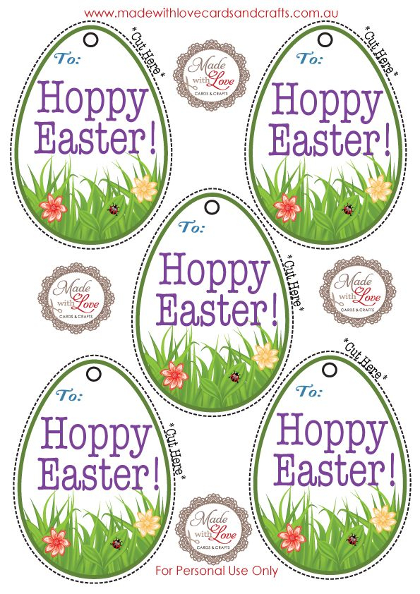 Print Free Printable Easter Gift Tags