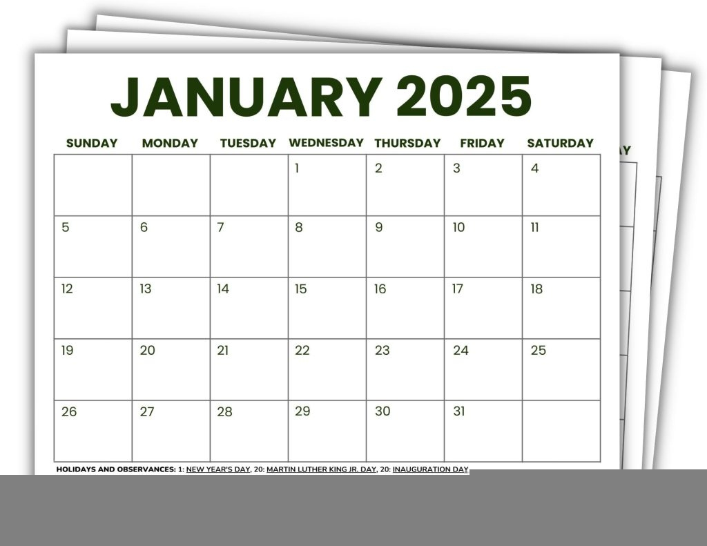 Printable 2025 Calendars Free Printable Pdf Download Leone Missie