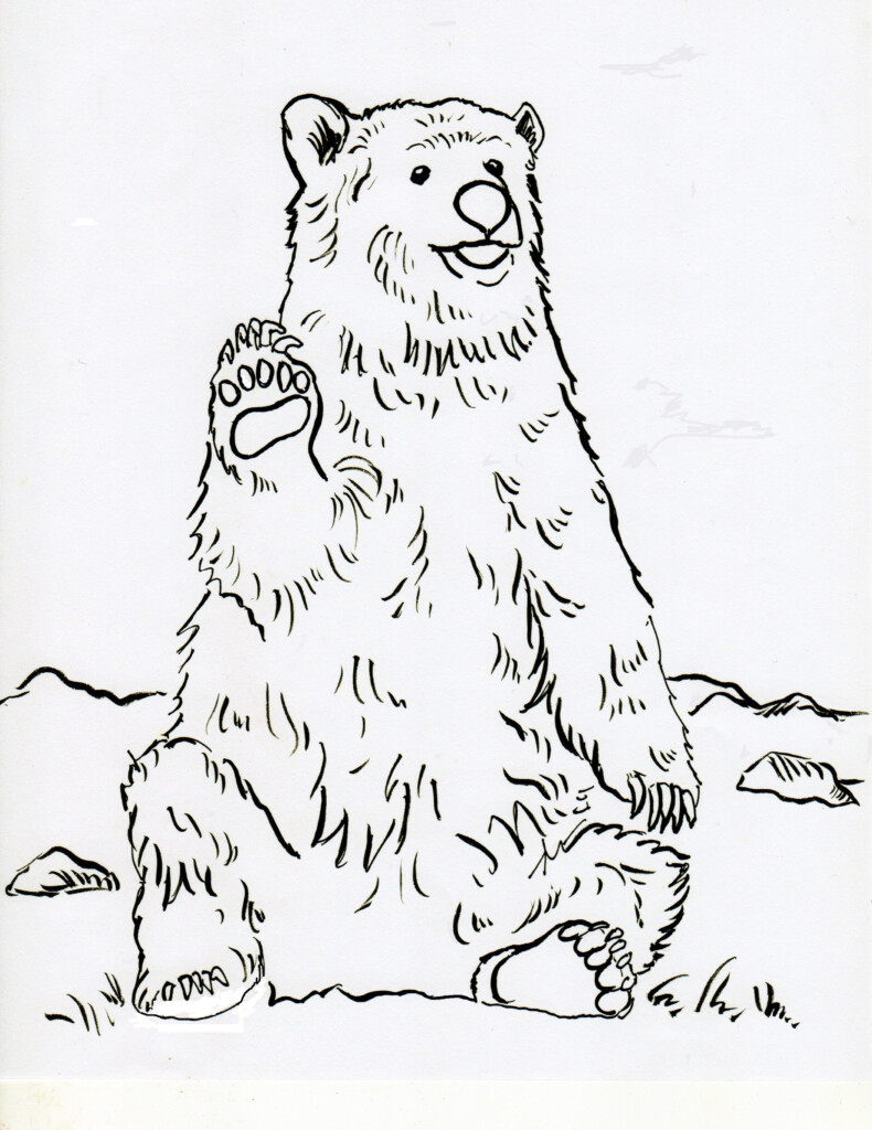 Printable Bear Pictures To Color