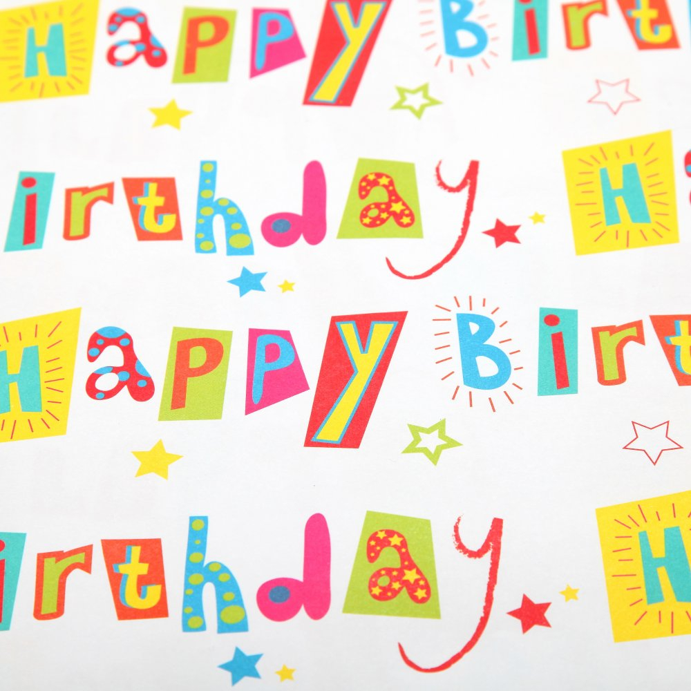Printable Birthday Wrapping Paper