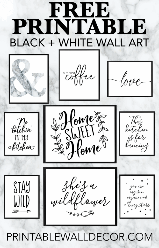 Printable Black And White Art Printable Word Searches