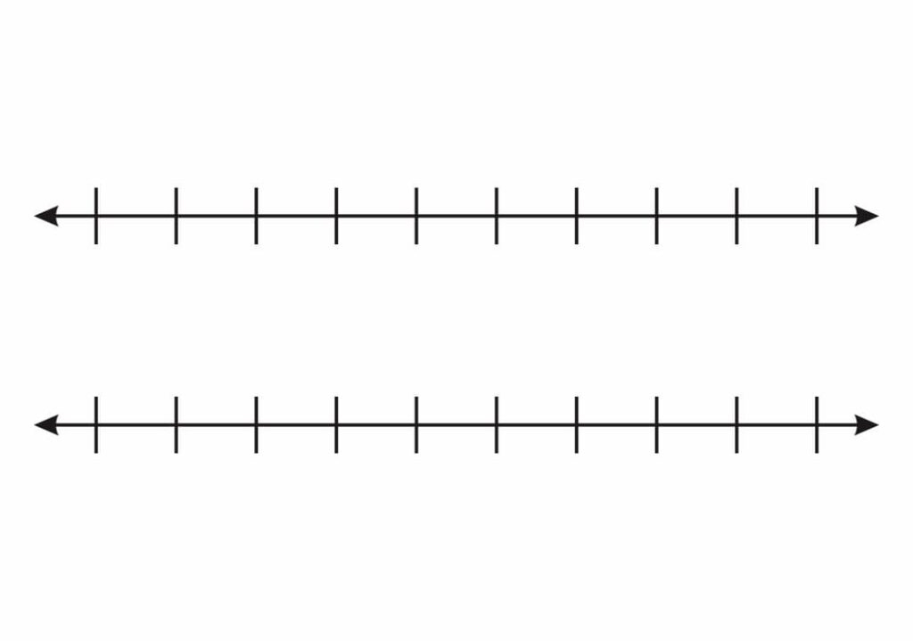 Printable Blank Number Line 1 10 Printable JD