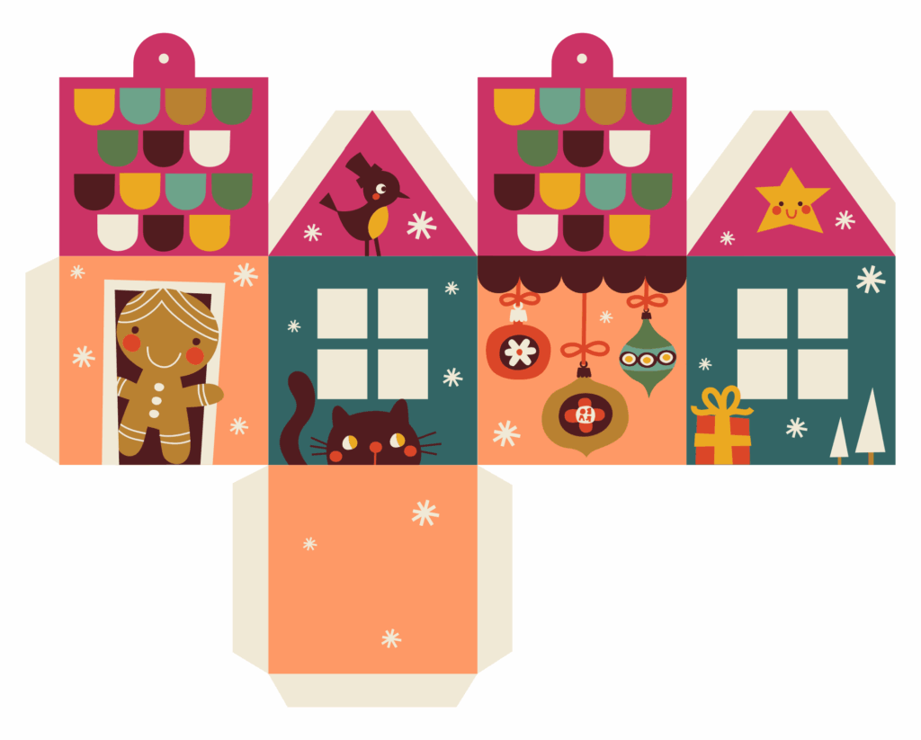 Printable Christmas Houses