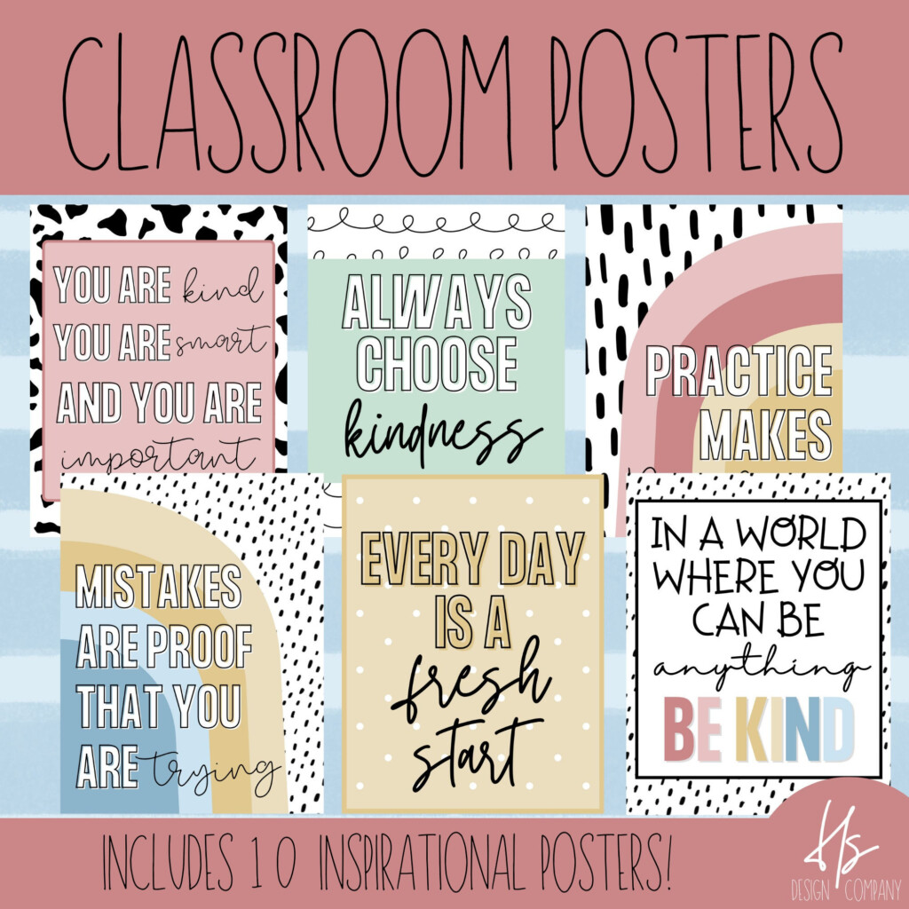 Printable Classroom Posters Printable Free Templates