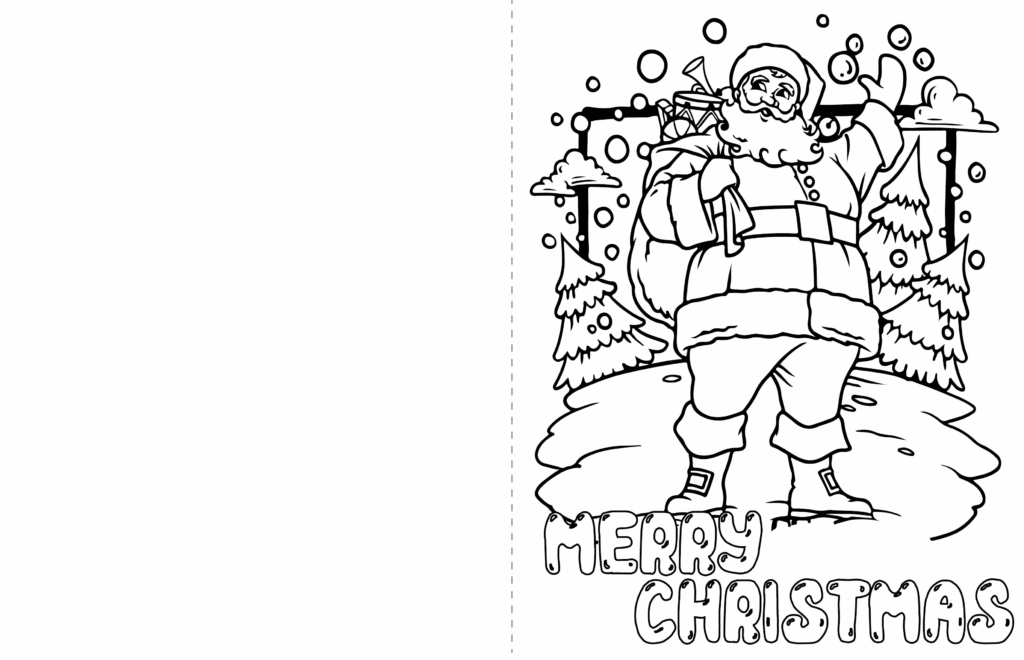 Printable Coloring Christmas Cards Printable Word Searches
