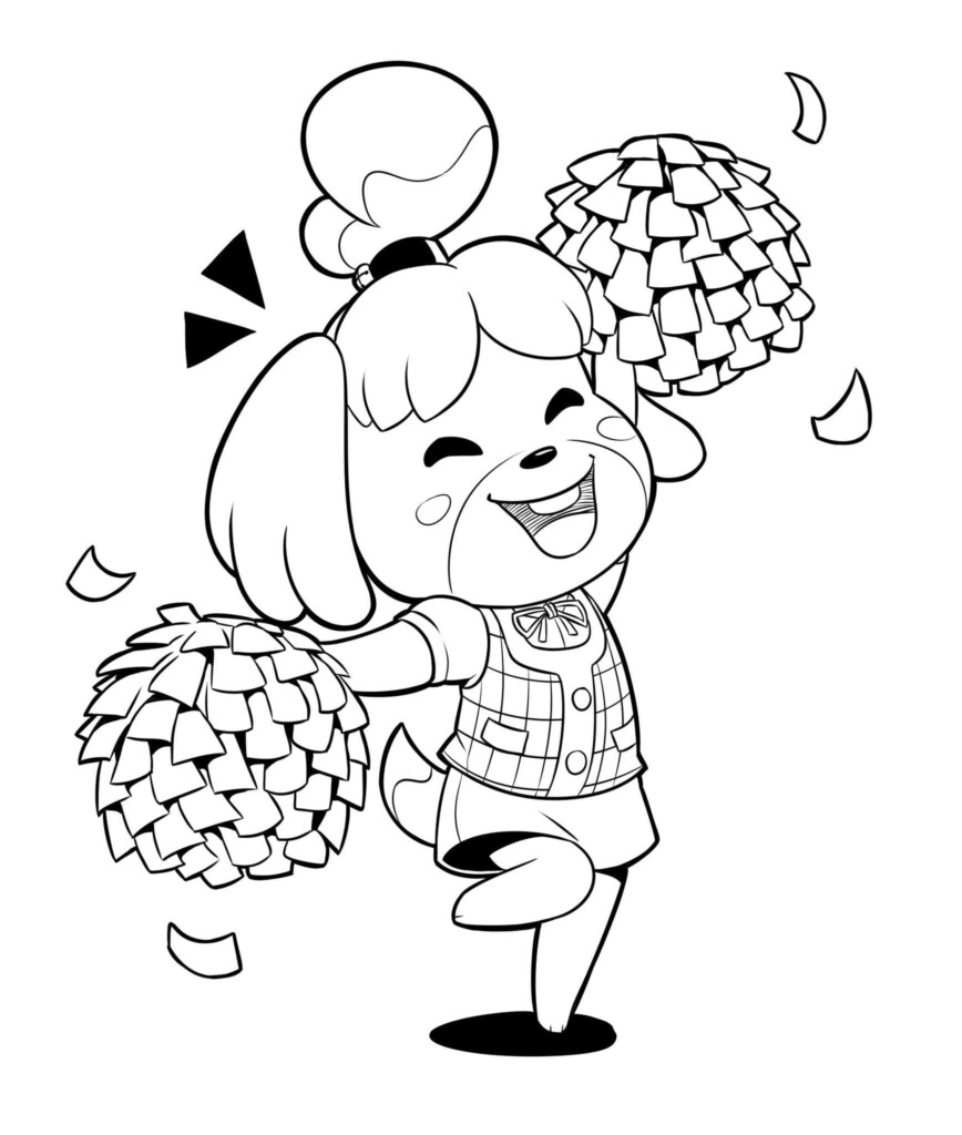 Printable Coloring Pages Animal Crossing