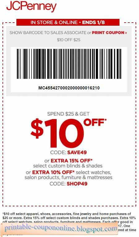 Printable Coupons 2021 JcPenney Coupons
