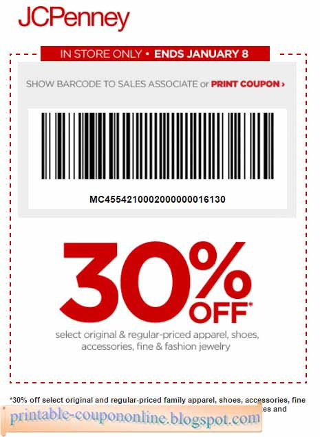 Printable Coupons 2021 JcPenney Coupons