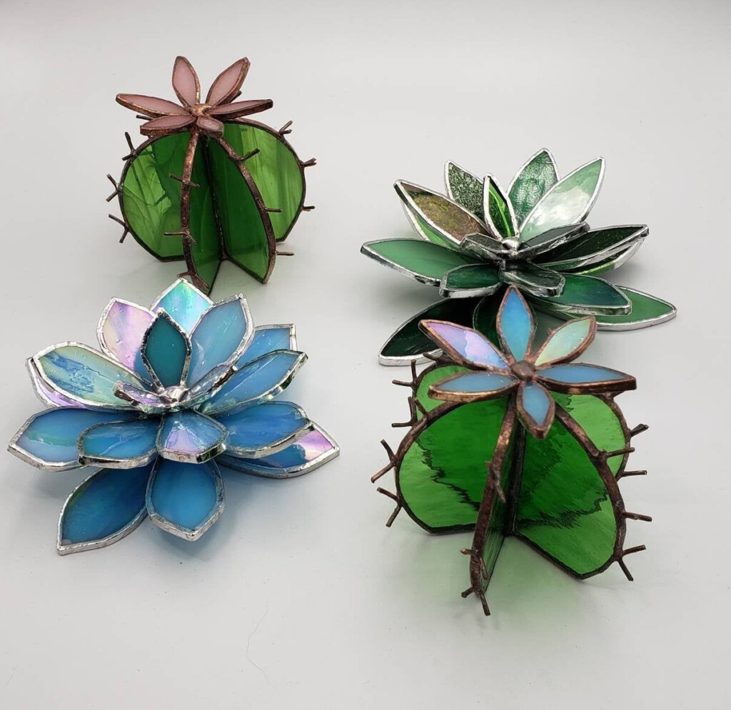 Printable Free Stained Glass Succulent Pattern Printable Calendars AT 