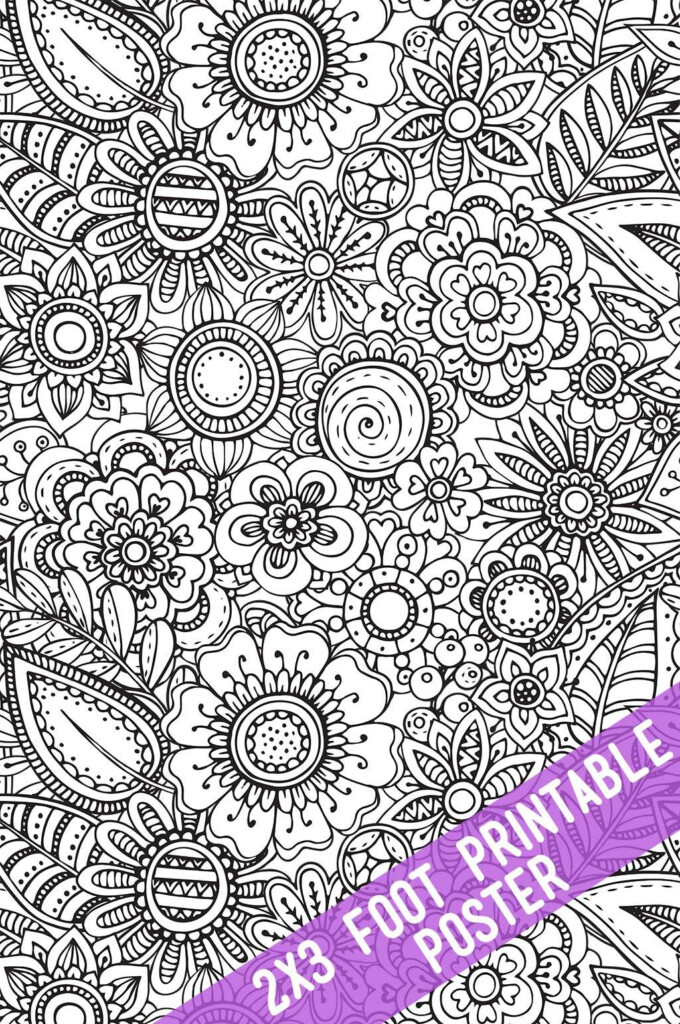 Printable Giant Coloring Posters Free
