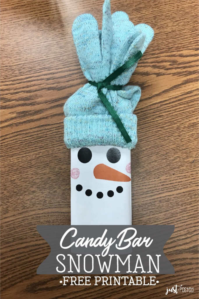 Printable Snowman Christmas Chocolate Candy Bar Wrappers Artofit